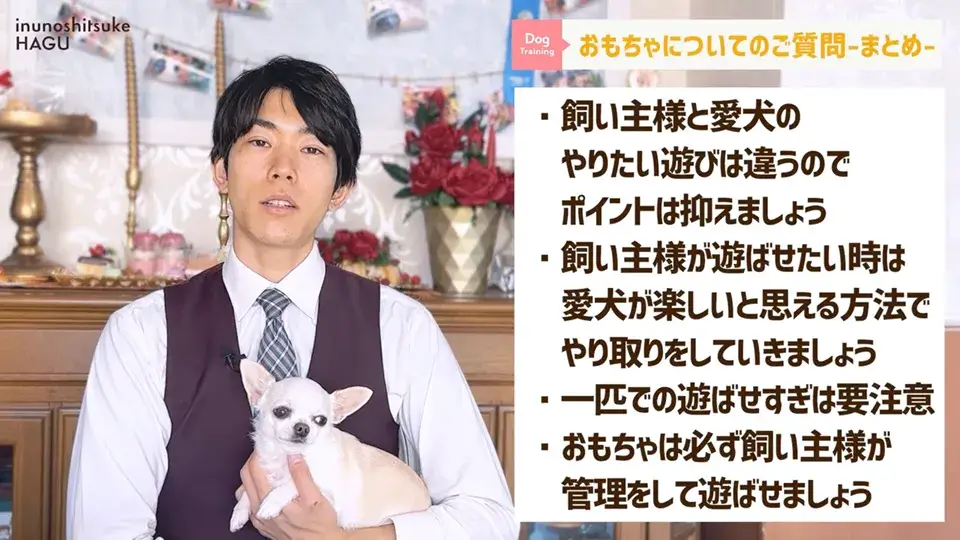 おもちゃ遊びがへたくそなワンちゃん…その原因をトレーナーが解説！