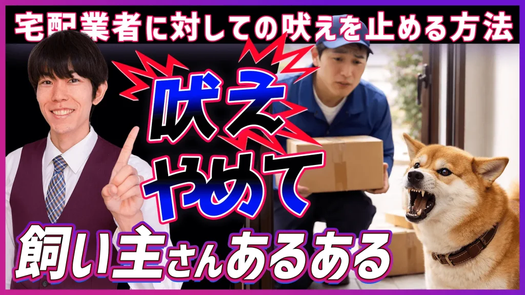 来客時や宅配業者に対しての吠え【飼い主さんあるある】