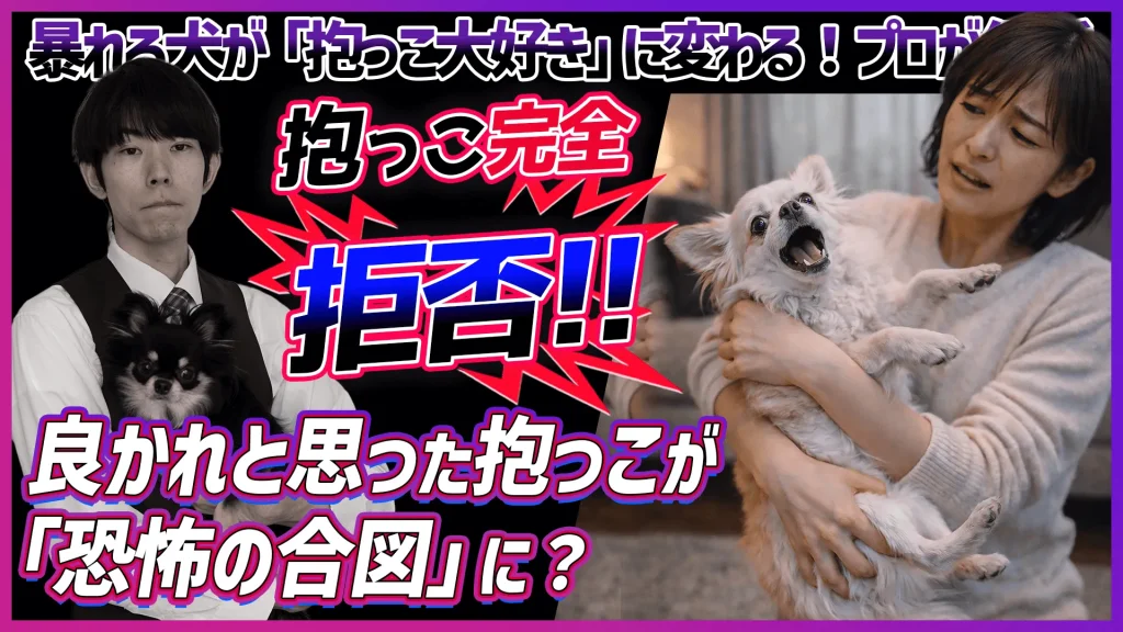 抱っこを嫌がる・抱っこすると暴れる子の対処方法【初心者向け】良かれと思った抱っこが「恐怖の合図」に？愛犬に嫌われないための環境設定
